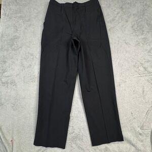 NWT Talbots Womens Black Stretch Straight Leg Trousers Size 10 W30in.‎ x L28in.